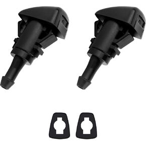 2PCS Front Windshield Washer Nozzle Compatible with Chrysler Dodge Ram,Car Windshield Sprayer Nozzle Car Accessories Replacement OEM#4805742AB,4805742AC,5113049AA(for Chrysler)