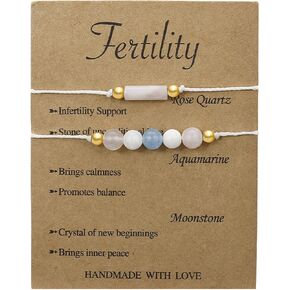 Handmade Chakra Crystal Beaded Bracelet with Wish Card Adjustable Amethyst Tiger Eye Spiritual Anxiety Relief Stone Beaded Braide Bracelet for Women Yoga Meditation Relax Anxiety Jewelry