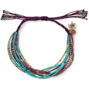 سوار تتبع سلحفاة البحر Koakoa ، حبة زجاجية Miyuki 9-Strand