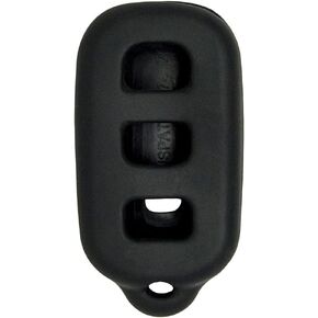 Keyless2Go Replacement for New Silicone Cover Protective Case for Select Toyota 4 Button Remotes - Black