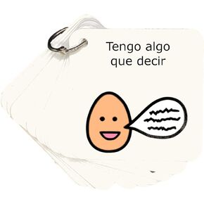 Communication Cards Lanyard Nonverbal Autism - Visual Schedule for Kids –Special Education Classroom Must Have - Autism Learning Materials (Spanish)