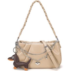 Shoulder Bag for Women Small Hobo bag Crossbody Purses Clutch Handbag Leather Satchel Bags for Women