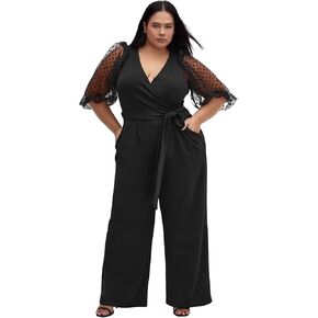 City Chic Women's Plus Size Jumpsuit - Asher 3/4