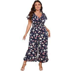 Shopwonder Plus Size Belesuits for Women Summer Summer Short