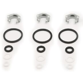 03H198149A 95511091100 Upper Fuel Injector O-Ring Seal Kit Compatible With VW CC Eos Passat Touareg Phaeton Variant Audi Q7 Skoda Porsche