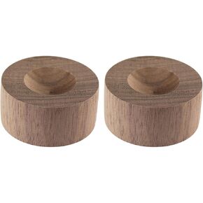 2 PCS Wooden Essential Oil Diffuser - Walnut Wood Aromatherapy Diffuser, Small Cylinder Design for Home, Office, Car, Wardrobe, Yoga Hall, and SPA