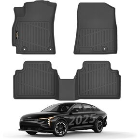 Floor Mats Custom for Kia K4 2025 All Weather TPE Rubber Protection Front & Rear Row Anti-Slip Automotive Floor Liners for Kia K4 2025 Accessories