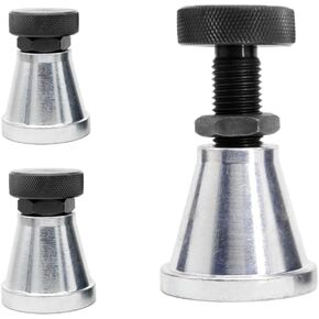 2/4 PCS Adjustable Screw Jack Post Machinist Jack Screw Stand Size Range 2.63"-3.93" Jack Stands with 5 Tons Capacity for Large Milling Drilling Machines Leveling Work Die Processing (2 PCS)