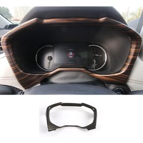 ERIDANUS Auto Accessories Fit for RAV4 2024 2023 2022 2021 2020 2019 Dashboard Frame Decor Cover Trim (Peach Wood Style) ABS 1 PC
