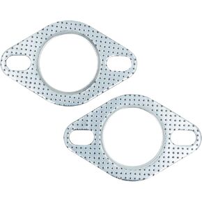 2 PCS Exhaust Gasket, 2'' - 2 Bolt Exhaust Flange Gasket, Exhaust Pipe Gasket for Exhaust System, Automotive Accessories by KeeRoarin