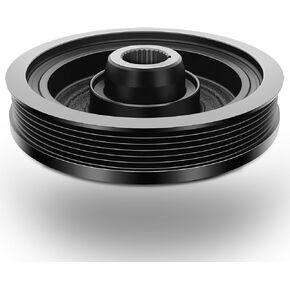 SCITOO PB1344-N A2080-114979 90704-634-000 90704634000 90704 634 000 13810-PLM-A01 13810PLMA01 594-192 Harmonic Balancer Crankshaft Pulley Fits 2001-2005 for Acura EL 2001-2005 for Honda Civic