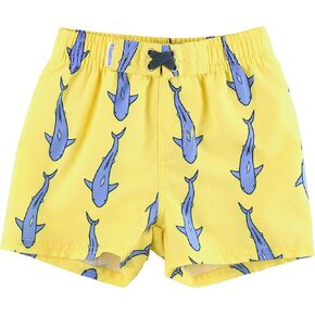 RUGGEDBUTTS Jawsome Swim Trunks - 10 Yellow
