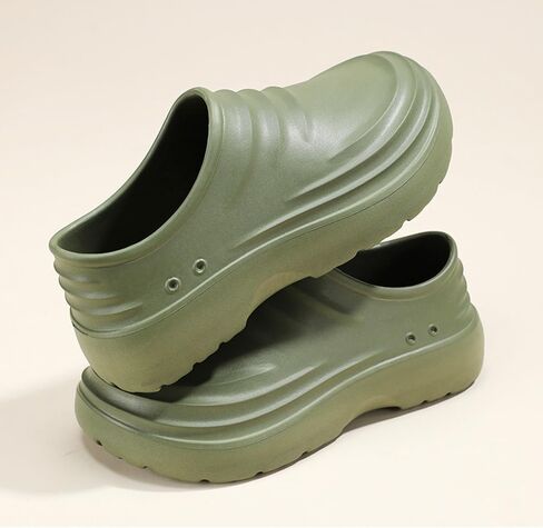 Chef Shoes for Men and Women, Strong Non-Slip Kitchen Clock Clogs, Oil Resistant Nurse Garden Bathroom Work Sandals, Lightweight Waterproof Health Care Food Service Shoe in Saudi Arabia