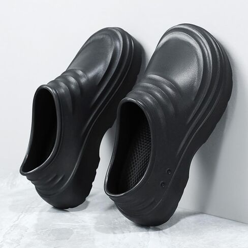 Chef Shoes for Men and Women, Strong Non-Slip Kitchen Clock Clogs, Oil Resistant Nurse Garden Bathroom Work Sandals, Lightweight Waterproof Health Care Food Service Shoe in Saudi Arabia