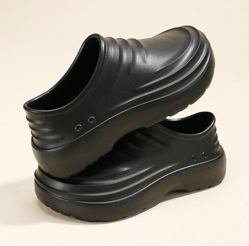 Chef Shoes for Men and Women, Strong Non-Slip Kitchen Clock Clogs, Oil Resistant Nurse Garden Bathroom Work Sandals, Lightweight Waterproof Health Care Food Service Shoe in Saudi Arabia