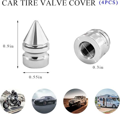 4 PCS Car Tyre Valve Caps ، سبيكة الألومنيوم سبيكة صمامات الإطارات صمامات الجذعية ، وغطاء الغبار صمام الإطارات زخرفة دراجة نارية للدراجات الشاحنة ، وملحقات السيارات العالمية (أحمر ، 4 أجزاء) in Saudi Arabia