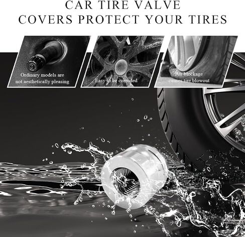 4 PCS Car Tyre Valve Caps ، سبيكة الألومنيوم سبيكة صمامات الإطارات صمامات الجذعية ، وغطاء الغبار صمام الإطارات زخرفة دراجة نارية للدراجات الشاحنة ، وملحقات السيارات العالمية (أحمر ، 4 أجزاء) in Saudi Arabia