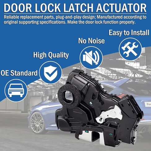 Qagea Front Left Driver Side Door Lock Latch Actuator Motor Fits for Toyota 4Runner Tundra Camry Corolla RAV4 Lexus ES350 GX460, Replaces 69040-0C050, 69040-06180, 931-401 in Kuwait