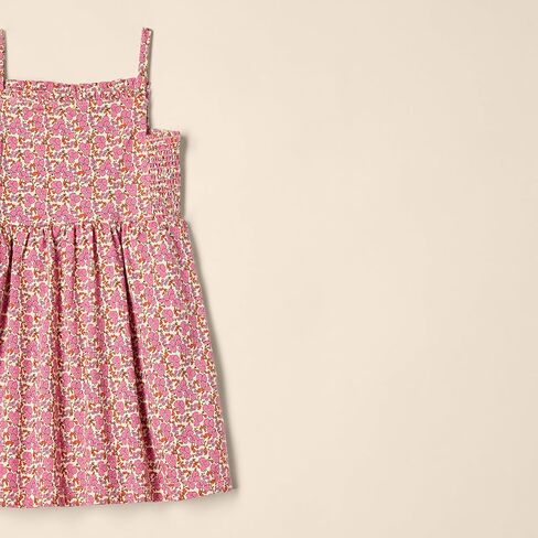 Amazon Essentials Girls and Toddlers' Cotton Strappy Midi Dress in Kuwait