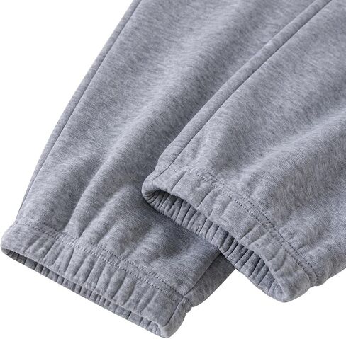 Facitisu Men Fleece Sweatpants 3 Pack Active Basic Jogger Drawstring Workout with Pocks Elastics Waist Pants in Saudi Arabia