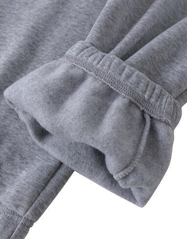 Facitisu Men Fleece Sweatpants 3 Pack Active Basic Jogger Drawstring Workout with Pocks Elastics Waist Pants in Saudi Arabia