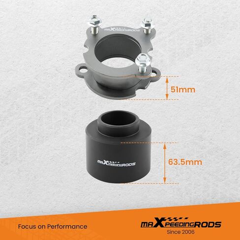 maXpeedingrods 3.5" Front 2.5" Rear Leveling Kit for Chevy Trailblazer/GMC Envoy 2002-2009, Suspension Lift Kit, Gray in Kuwait