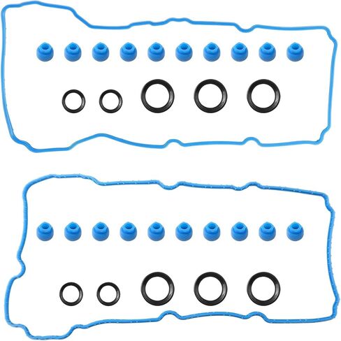 مجموعة غلاف صمام VS50814R متوافقة مع فورد لنكولن مركبة Edge Explorer F150 F-150 2011-2020 ، Transit 150 250 350 ، MKS MKT MKX MKZ 2015-2017 3.5L 3.7L V6 استبدال# VS 50814 R VS507222 in Kuwait