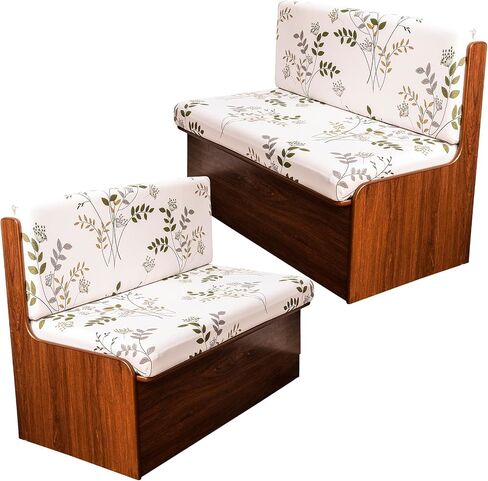 CRFATOP Printed RV Dinette Cushion Covers Set of 2 Soft Camper Seat Slipcover Stretch Sofa Loveseat Chair Cover Futon Protector for RV Camper Car Bench 2 Backrest Cover & 2 Bench Cover,B01 in Saudi Arabia