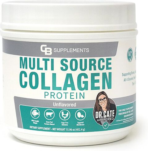 Vanilla Multi Collagen Protein Powder - Hydrolyzed Bovine Collagen Peptides, Albumen Protein, Hydrolyzed Marine Collagen Peptides, Natural Flavors in Saudi Arabia