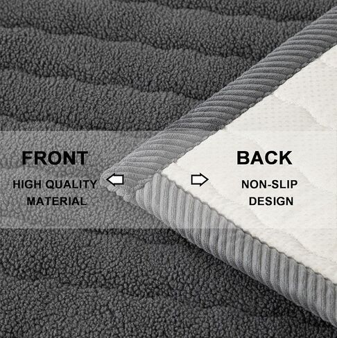 ZQFFB Washable Pet Couch Cover Non-Slip Sofa Covers for Dogs Pet-Friendly Soft Sherpa Dog Couch Protector Mat for Sofa in Kuwait