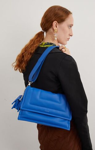 LAFESTIN PU Leather Shoulder Purses For Women With Mini Purse, Large Satchel Bags Adjustable Strap Women's Crossbody Handbags in Kuwait