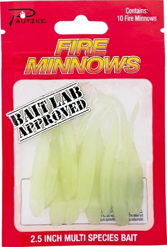 Fire Minnow Lure Minnow Bait for Ice Fishing & More - Versatile, Durable Artificial Fishing Lure for Bass, Crappie, Perch, Walleye & Trout in Saudi Arabia