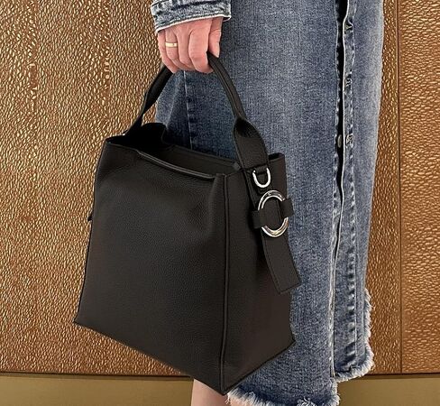 Genuine Leather Shoulder Bags Fashion Top-Handle Satchel Tote Handbags Crossbody Purse for Ladies in Saudi Arabia