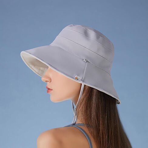 Peicees Reversible Bucket Hat with Wide Brim Sun Protection Hat for Women UPF 50+ UV Sunshade Hat Beach Travel Hiking Garden in Saudi Arabia