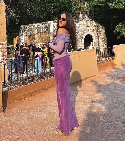 Women's Sheer Mesh Off Shoulder Maxi Dress Y2K Bodycon Gown for Club Party Wedding Evening Outfits in Kuwait