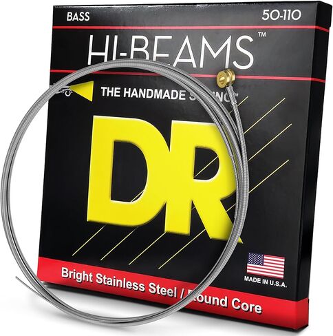 DR Handmade Strings DR Hi-Beam Round Core Medium 5 Bass Guitar Strings (MR5-130) in Kuwait