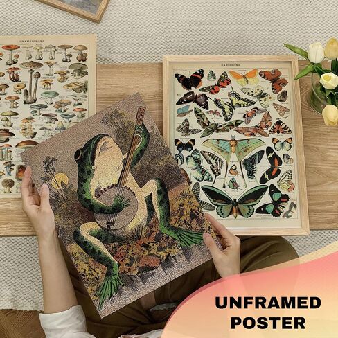 Cottagecore & Fairycore Wall Art - 17 Unframed Prints for Living Room, Bedroom & Office Decor in Saudi Arabia