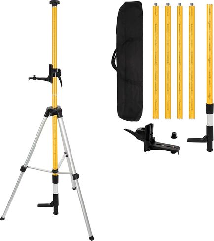 Telescopic Pole Tripod, Updated Support Pole Tripod for Replacement of Different Laser Level Poles (SP2 Single Tripod for Replacement) in Saudi Arabia