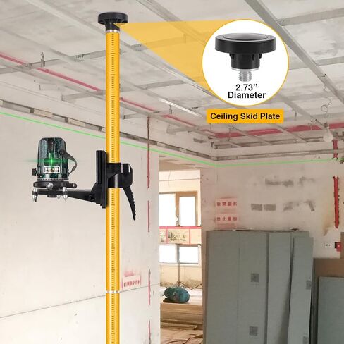 Telescopic Pole Tripod, Updated Support Pole Tripod for Replacement of Different Laser Level Poles (SP2 Single Tripod for Replacement) in Saudi Arabia