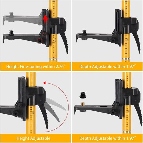 Telescopic Pole Tripod, Updated Support Pole Tripod for Replacement of Different Laser Level Poles (SP2 Single Tripod for Replacement) in Saudi Arabia