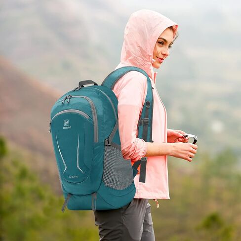MIYCOO Lightweight Backpack for Men Women Foldable Packable Hiking Travel Backpack Outdoor Camping Waterproof Daypack 45L Grey, Large in Saudi Arabia