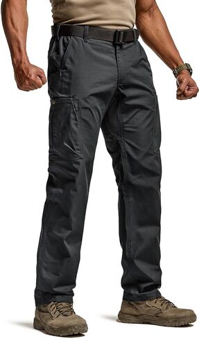 CQR Men's Military Cargo Pants, Water Resistant Ripstop Army Combat Tactical Pants, Outdoor Hunting Hiking EDC Work Pants in Saudi Arabia