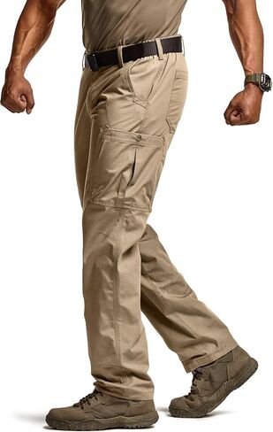 CQR Men's Military Cargo Pants, Water Resistant Ripstop Army Combat Tactical Pants, Outdoor Hunting Hiking EDC Work Pants in Saudi Arabia