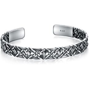 هدايا poiuy for mom celtic knot cuff bracelet sterling Silver Norse Viking Bracelet Bracelet Birthning Bangle المجوهرات للنساء الرجال