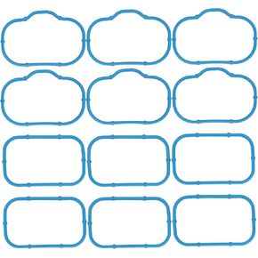 Engine Intake Manifold Gaskets Lower & Upper Gasket Plenum Set Compatible with Chrysler Dodge Jeep Ram 3.6L 2011-2019 - Replace MS97204 MS97205
