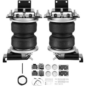 VEVOR Air Bag Suspension Kit, Air Springs Suspension Bag Kit Compatible with 2001-2010 Chevrolet Silverado 2500/3500HD and GMC Sierra 2500/3500HD 4WD RWD, 5000 lbs Loading, 5 to 100 PSI