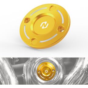 Orange Timer Cover Timing Device Cover Clock Timer Shell Aluminum Compatible with Harley Breakout FXBR 2018-2024, Road Glide Limited FLTRK 2020-2024, Replacement for 25600042, See Fitments
