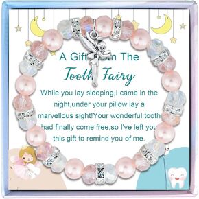 Fullrainbow Tooth Fairy Bracelet, First Lost Tooth Gift,Tooth Fairy,Tooth Fairy Gifts, Tooth Fairy Jewelry, Tooth Fairy Gifts for Her