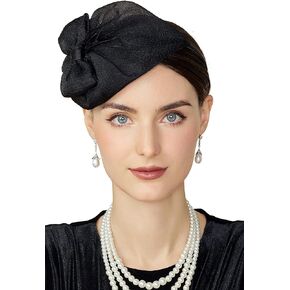 Babeyond Fascinators Hats for Women - Tea Party Kentucky Fascinator Derby Church Hat Bow Bow Conot 50s Cocktail Cockty for Party