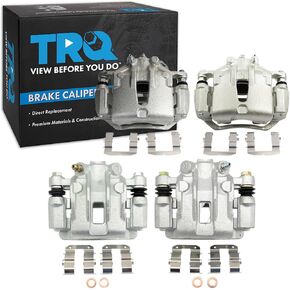 TRQ Brake Caliper Set Compatible with 2010-2013 Kia Forte Forte Koup